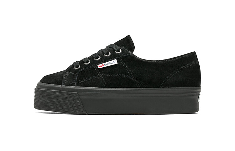 

Кеды женские низкие черные Superga