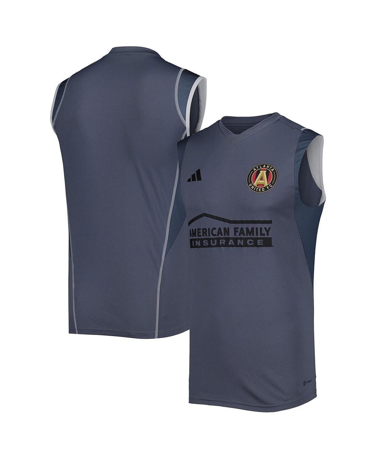 

Мужская серая спортивная майка без рукавов для тренировок Atlanta United FC 2023 adidas