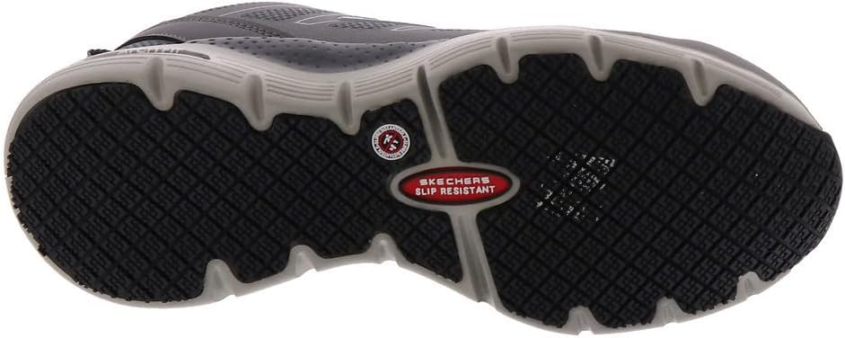 Мужские оксфорды Skechers Work Arch Fit SR-Vigorit, серый — фото 3