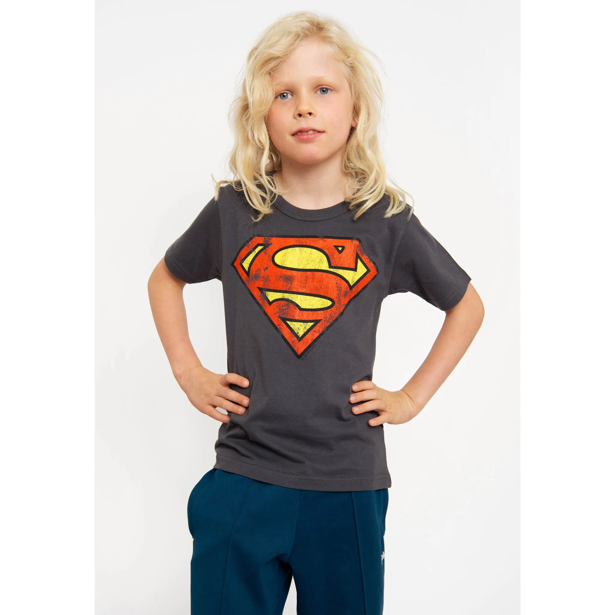 

Logoshirt Футболка "DC Comics – Супермен", с лицензионным принтом, синий