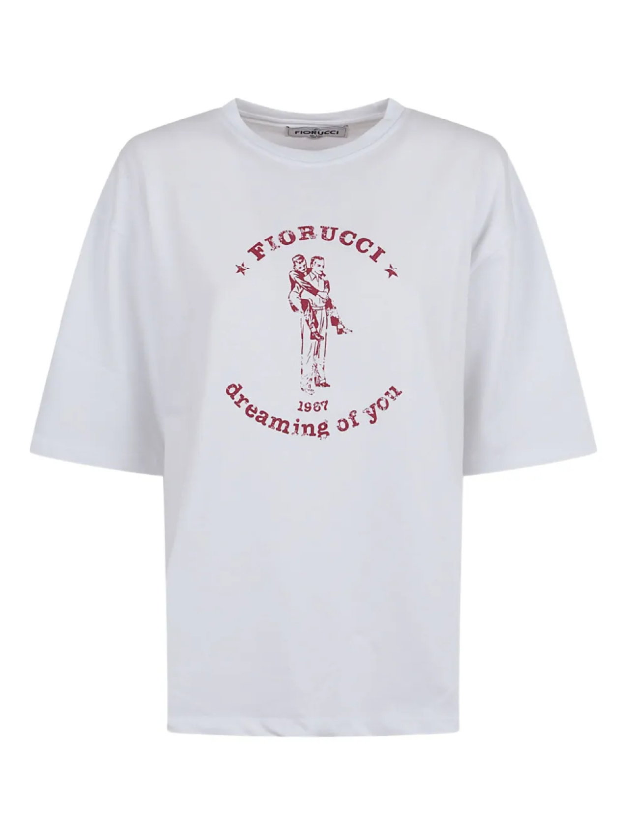 

Футболка с логотипом Fiorucci, белый