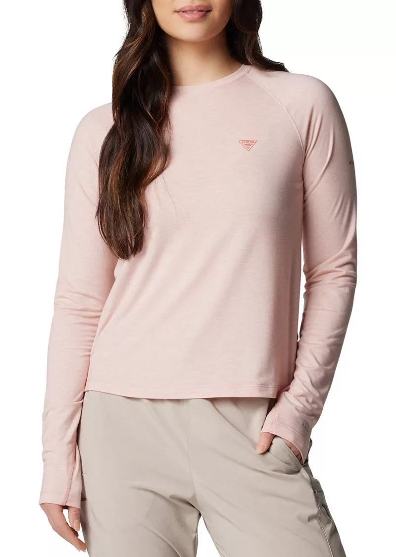 

Женская рубашка с длинным рукавом Columbia PFG Uncharted, цвет Fall Faux Pink Heather