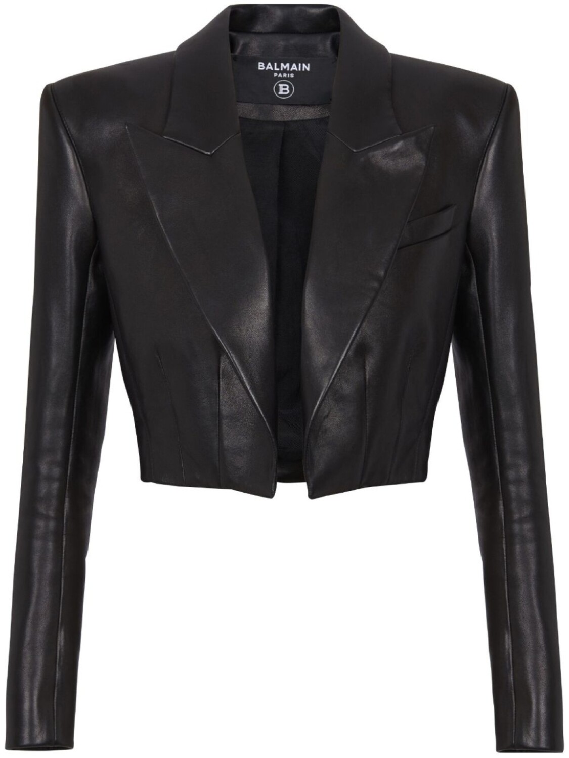 

Balmain укороченная куртка, черный