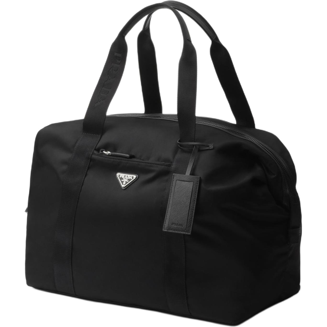 Нейлоновая дорожная сумка мужская черная PRADA, Set (Bag+Dust Bag) — фото 2