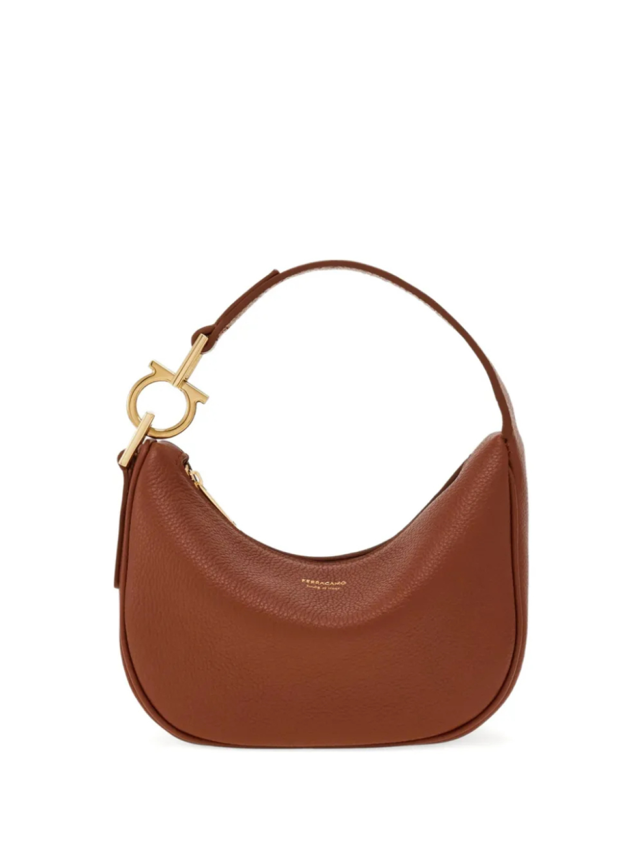 

Мини-сумка Ferragamo North-South, коричневый