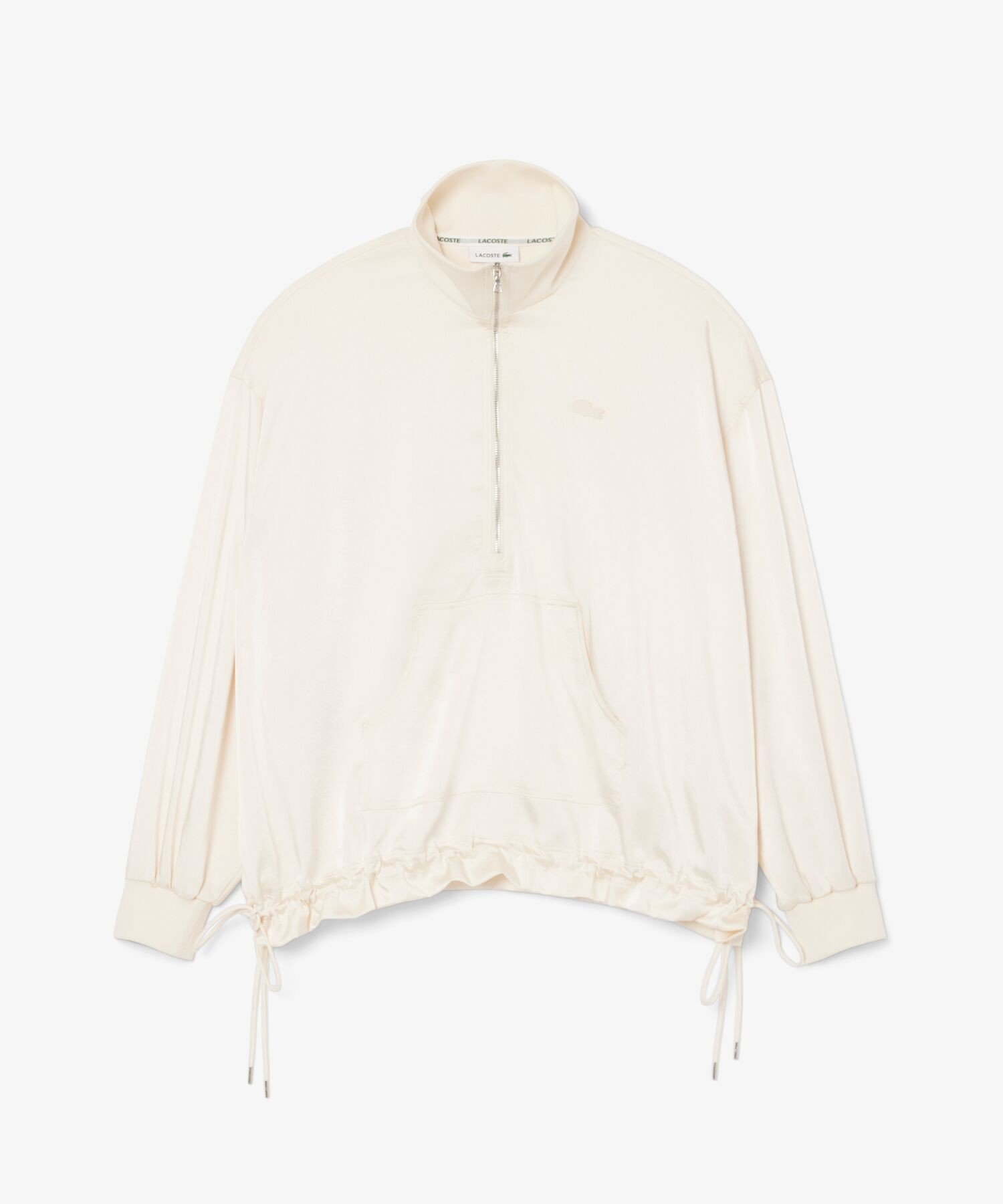Анорак с воротником-стойкой Lacoste, off white