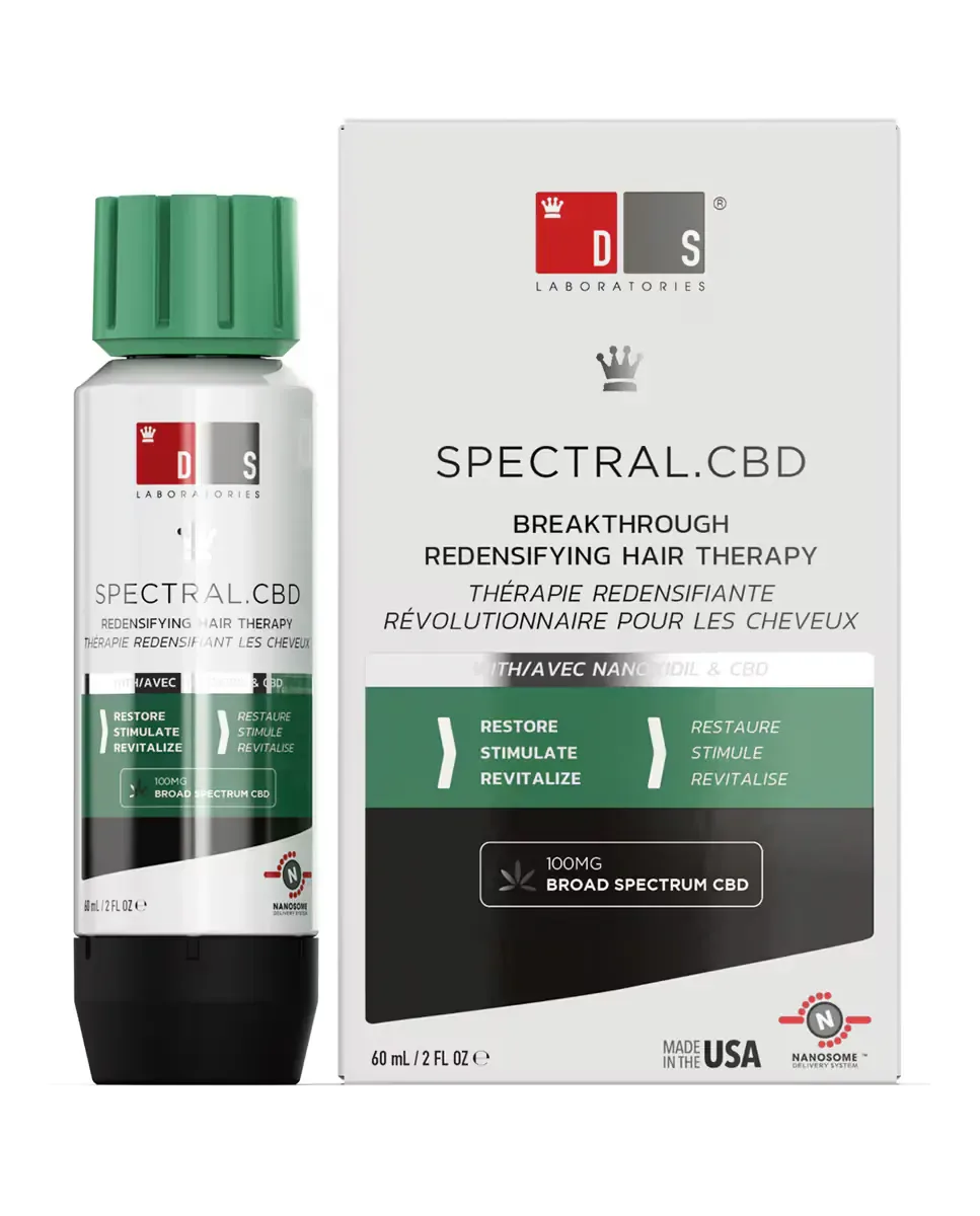 Лосьон против выпадения волос Spectral CBD для воспаленной и раздраженной кожи головы, 60 мл Ds Laboratories — фото 2