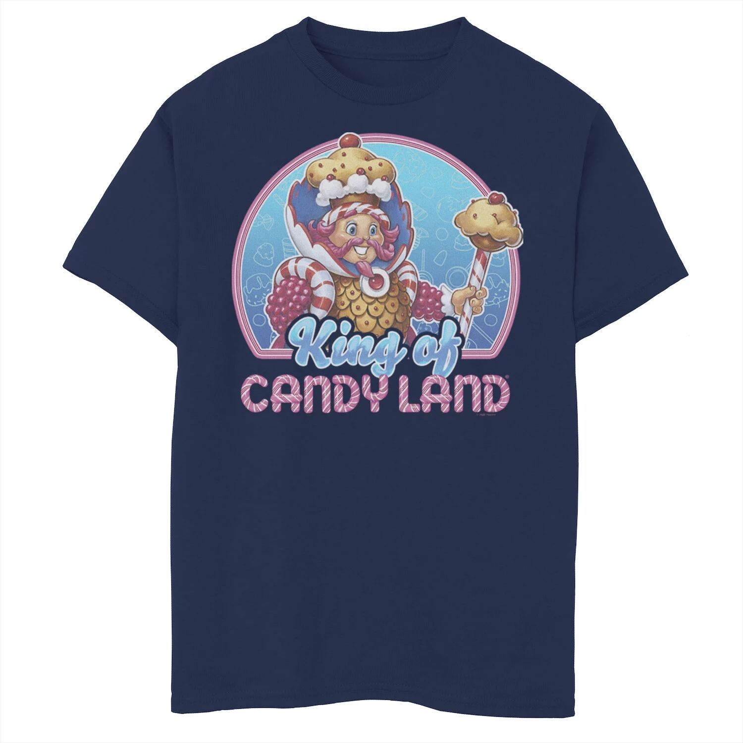 

Футболка с портретом Candy Land King Of Candy Land для мальчиков 8–20 лет Licensed Character