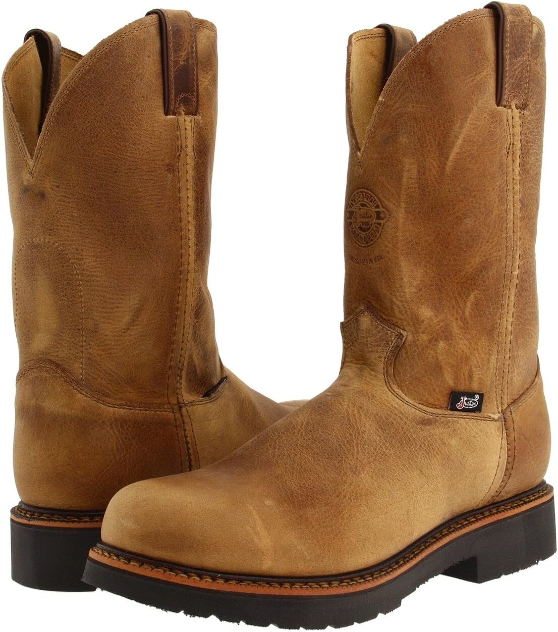 

Рабочая обувь Blueprint 11" Pullon Work Boot Justin, цвет Rugged Tan Gaucho