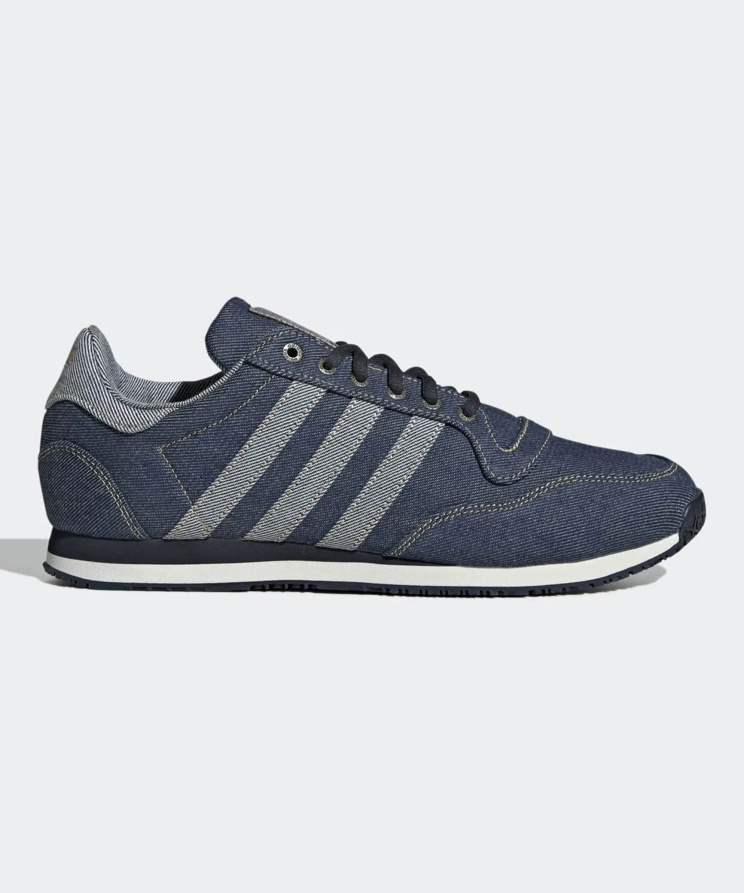 Унисекс кроссовки Galaxy OG adidas с тремя полосками синие