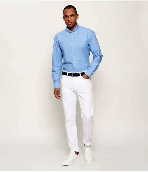 H-Roan-Bd-E-C1-261 Рубашка slim fit Boss, небесно-голубой — фото 2