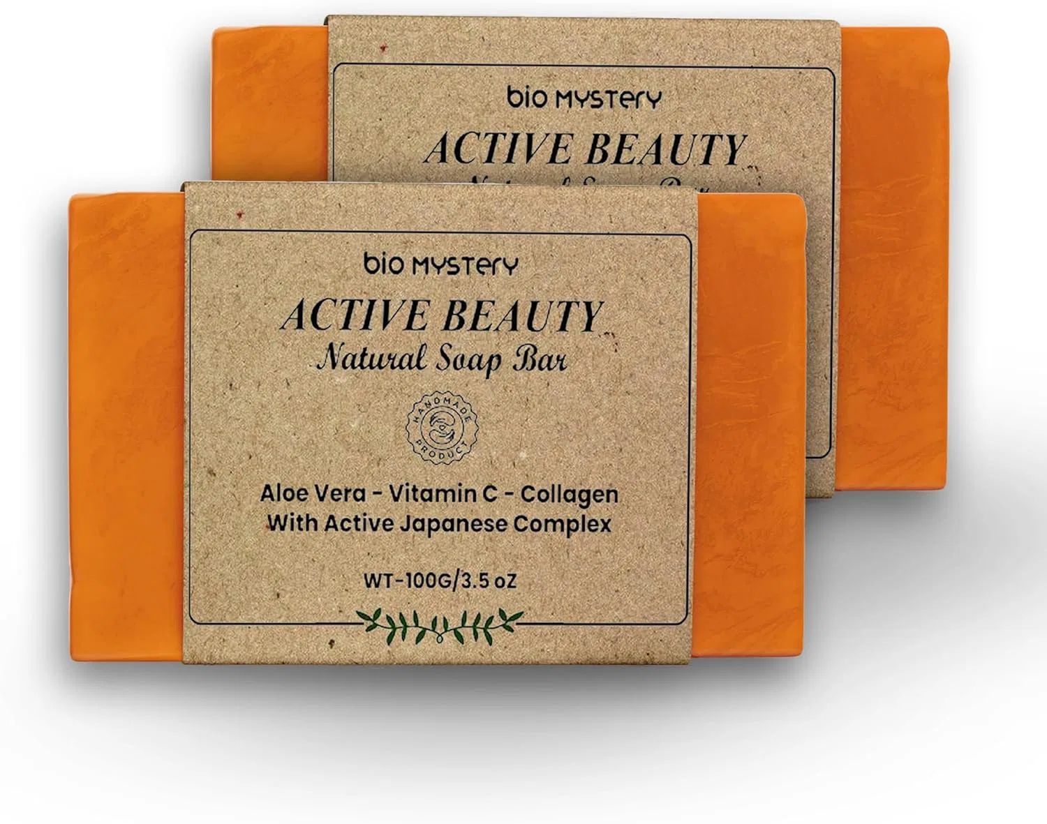 Мыло Active Beauty Soap Bars Bio Mystery, 2 шт по 100 г