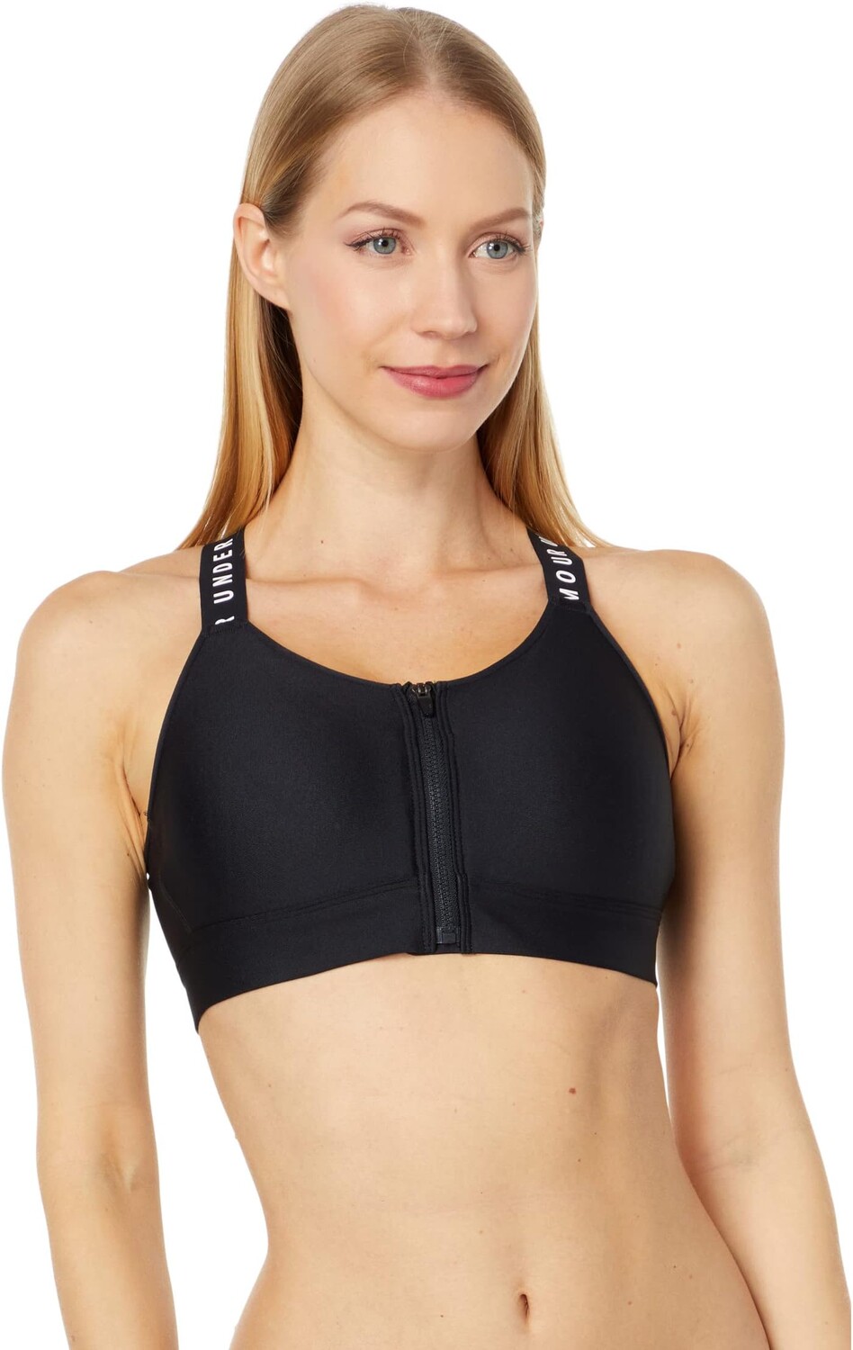 

Бюстгальтер Infinity High на молнии Under Armour, цвет Black/White