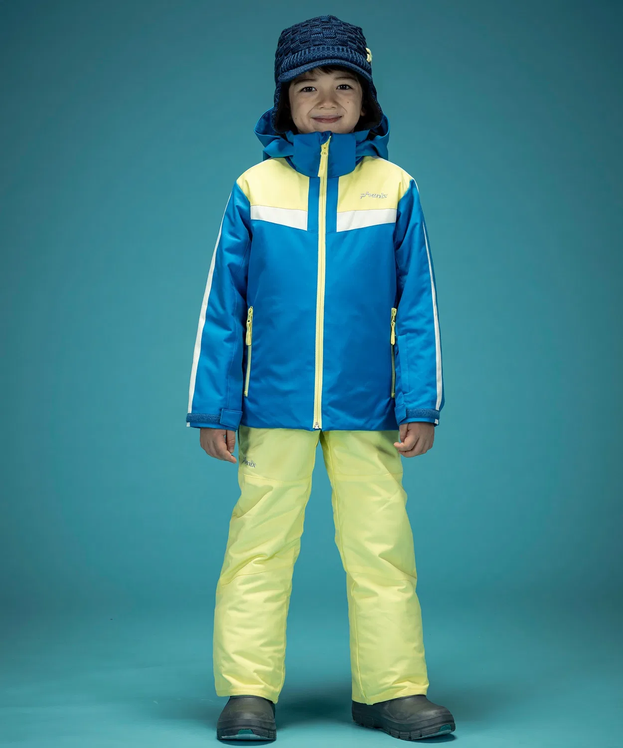 Детский Ski-костюм V Yoke Junior Two-piece phenix жёлтый