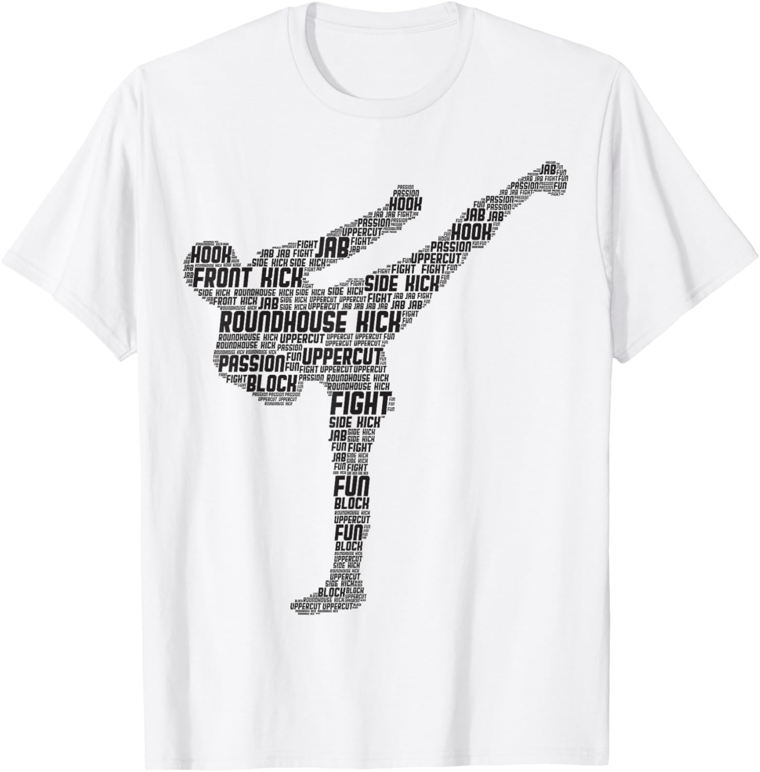 

Футболка для кикбоксинга, карате, мужская, детская, для мальчиков, белая, размер S Cool Kickboxing Gift Ideas