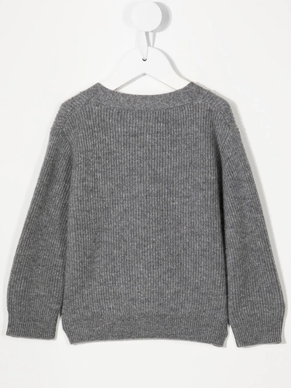 Кашемировый кардиган Mimi Cashmere in Love Kids, серый — фото 2