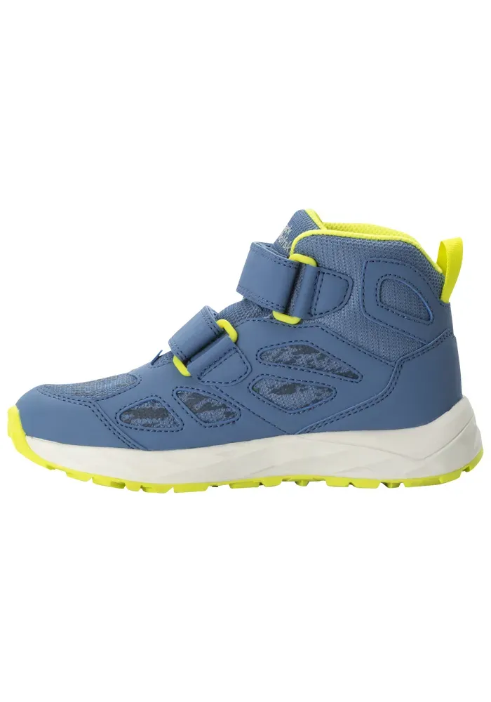 Кроссовки Jack Wolfskin "WOODLAND 2 TEXAPORE MID VC K", синий — фото 3