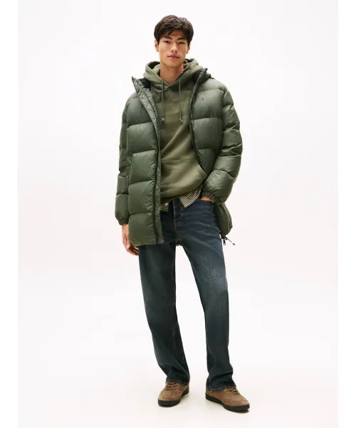 

Пуховик Loose fit Tommy Jeans, зеленый