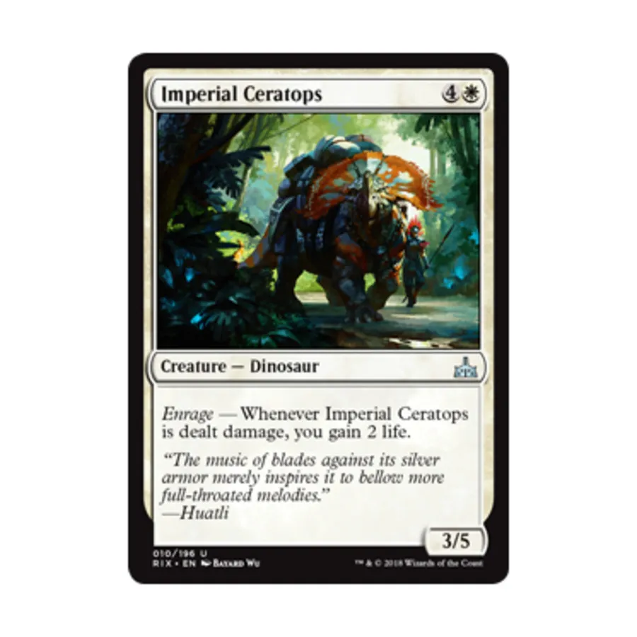 

CCG Императорский Цератопс (U), MTG - Rivals of Ixalan