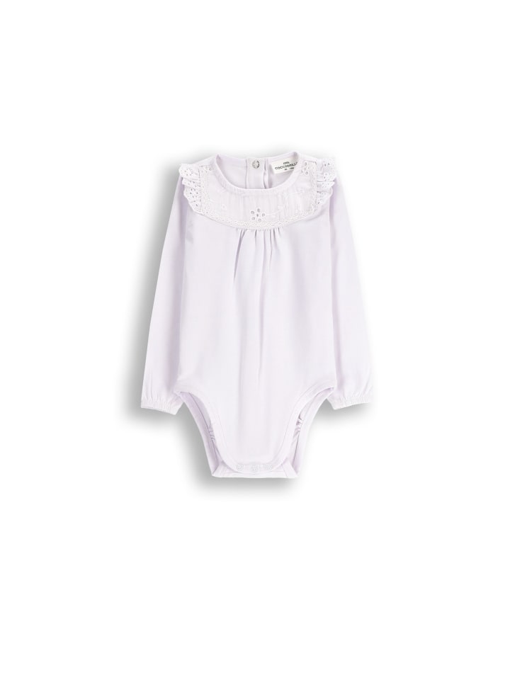 

Coccodrillo Белый боди с длинными рукавами