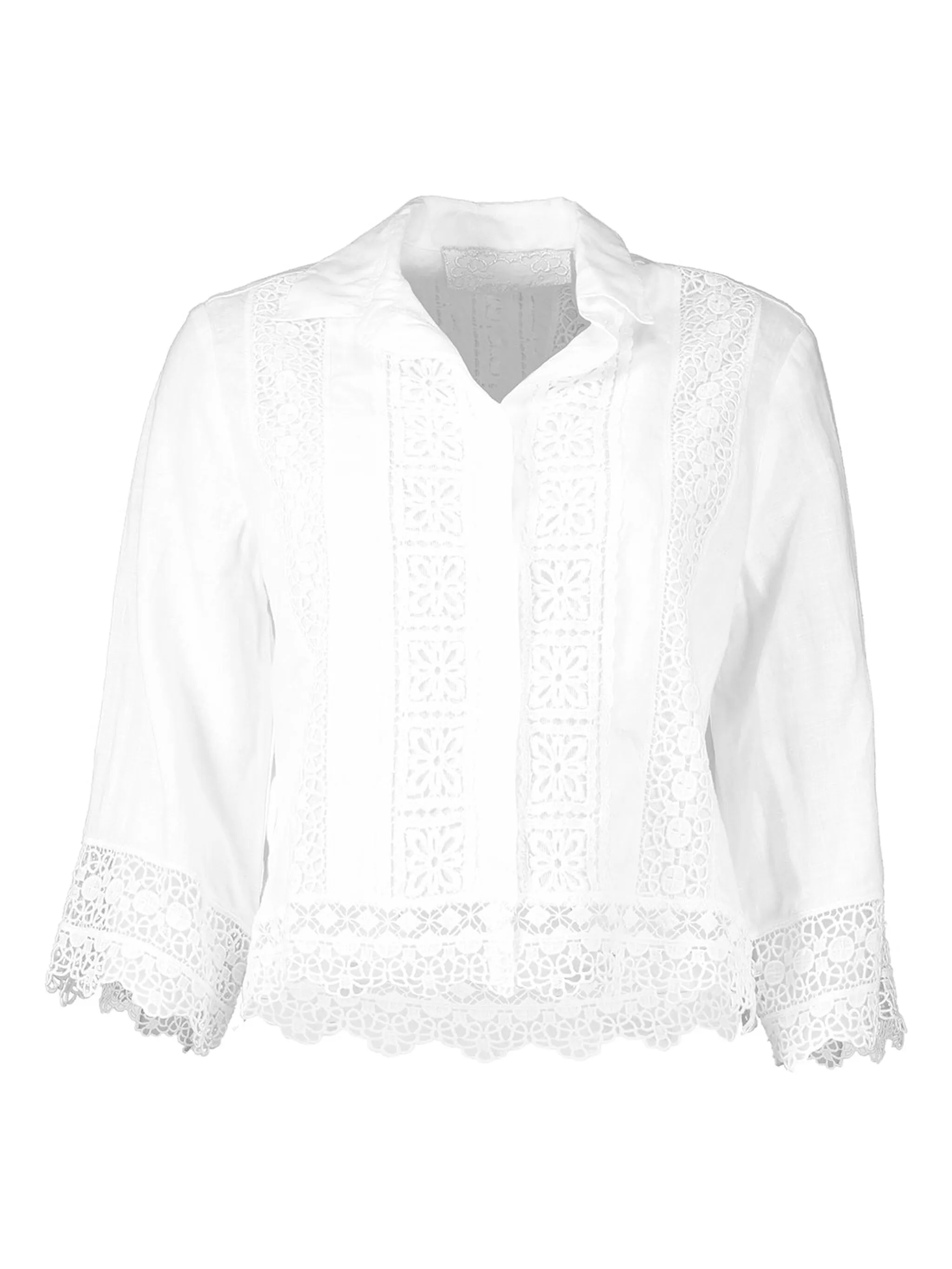 

Натисса бродери-английская рубашка Temptation Positano, белый