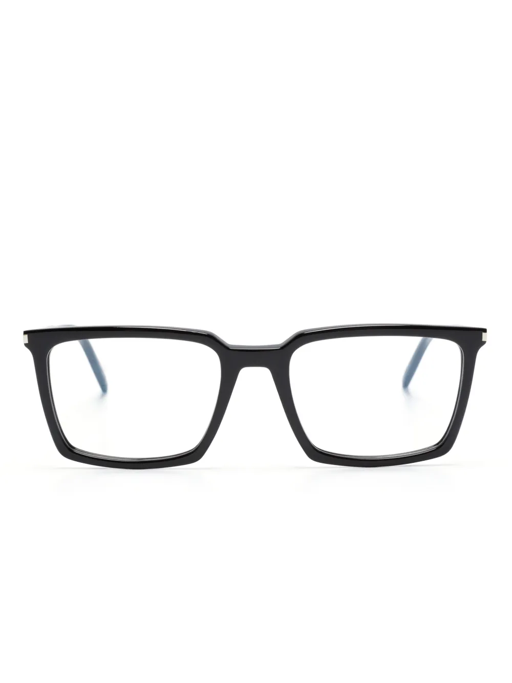 

Очки в прямоугольной оправе с логотипом Saint Laurent Eyewear, черный