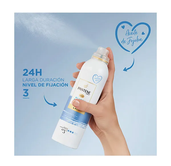 Фиксирующий лак Fijación Flexible Pantene, 370 ml — фото 4