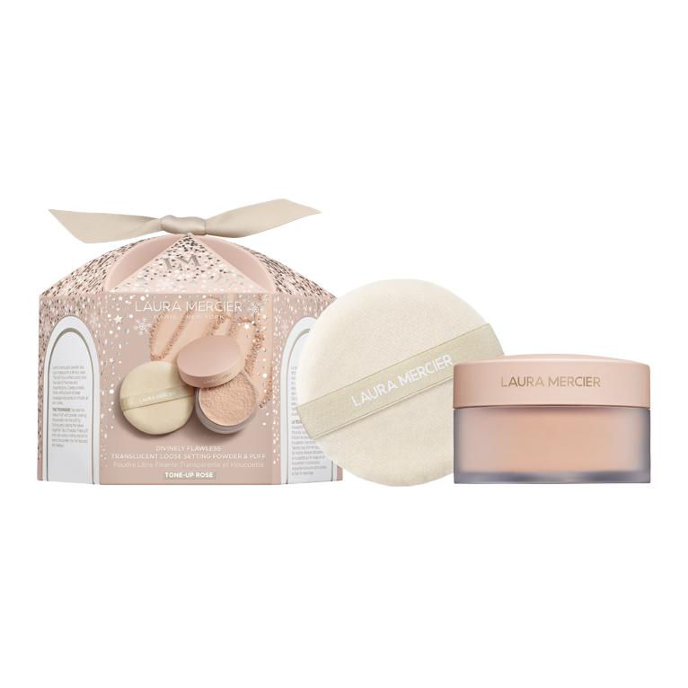 

Laura Mercier пудра для макияжа Rose Powder наборы Natural No Transfer 29g+Puffs