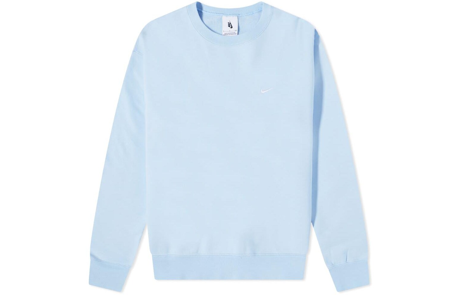 

Флисовый свитер с круглым вырезом Solo Swoosh Nike, синий