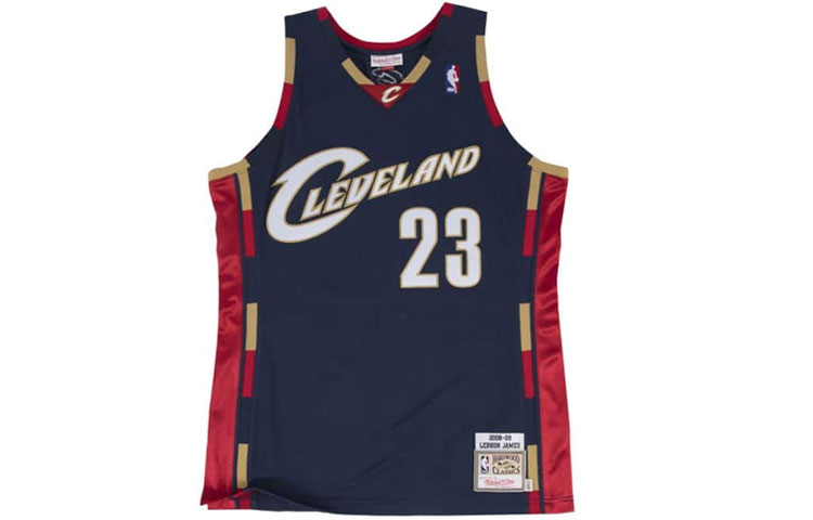 

Mitchell Ness Баскетбольная майка Mitchell & Ness унисекс темно-синяя