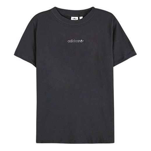 

Футболка originals embroidered logo short sleeve gray Adidas, серый