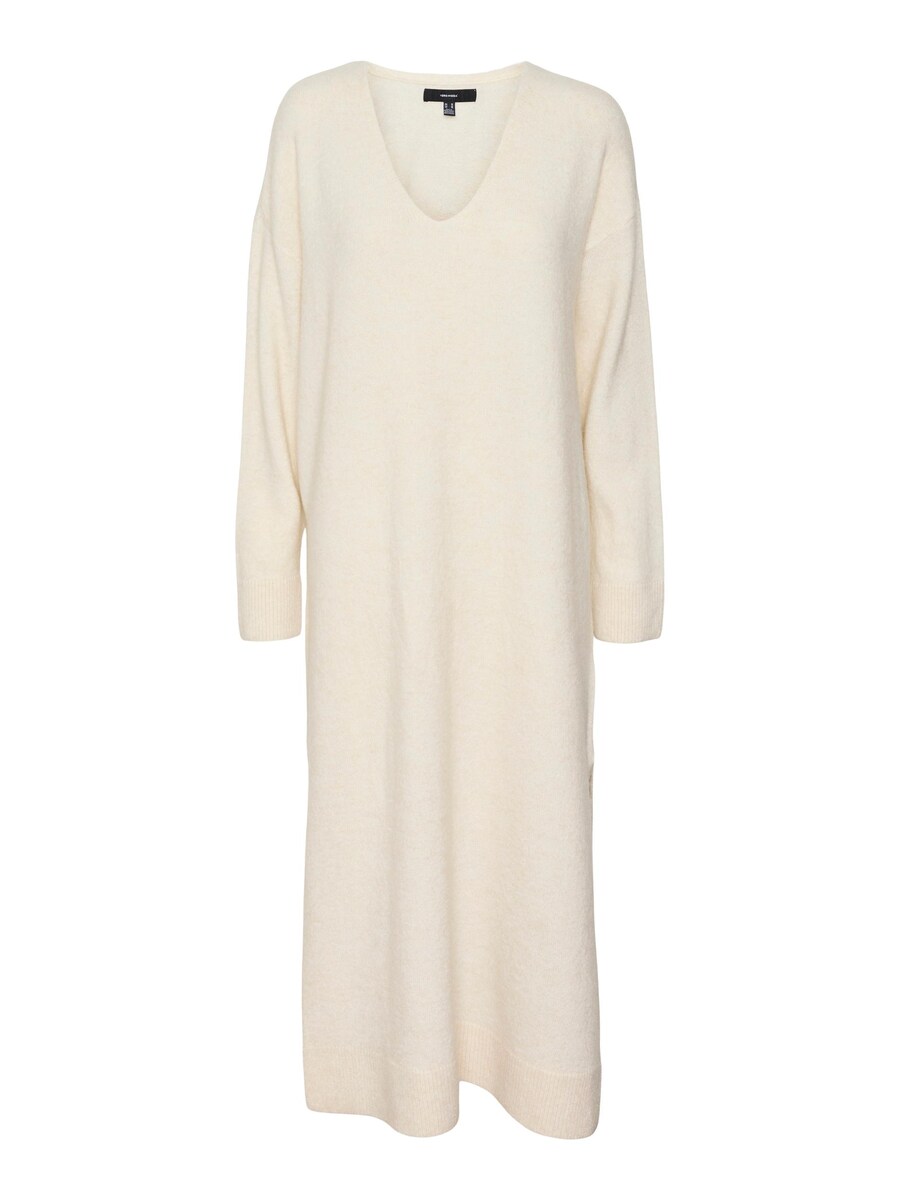 

Вязаное платье VERO MODA Knitted dress PHILINE, кремовый