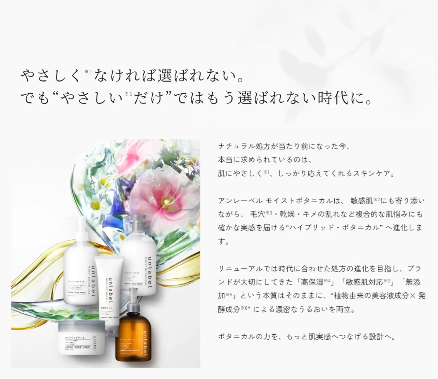 Пенка для умывания Unlabel — Moist Botanical Face Wash Foam, 120 г — фото 3