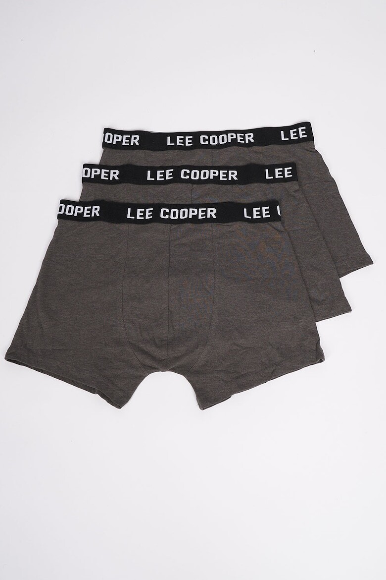 

Боксеры на резинке на талии – 3 пары Lee Cooper, серый