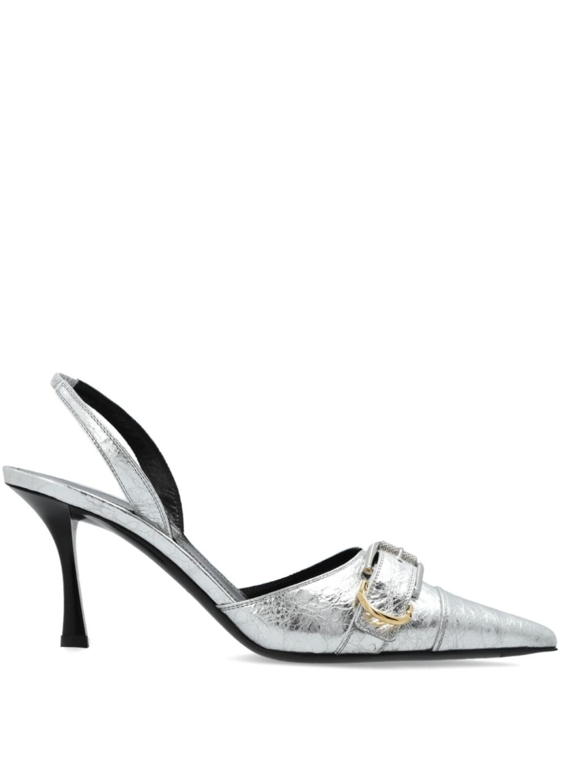 

Givenchy туфли Voyou с пряжками, серебристый