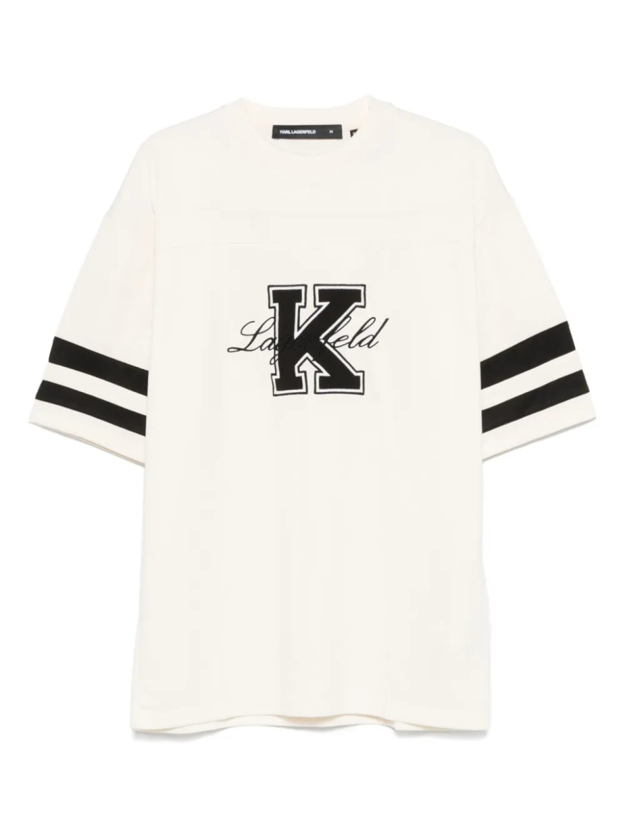 

Футболка с вышитым логотипом Karl Lagerfeld, нейтральный