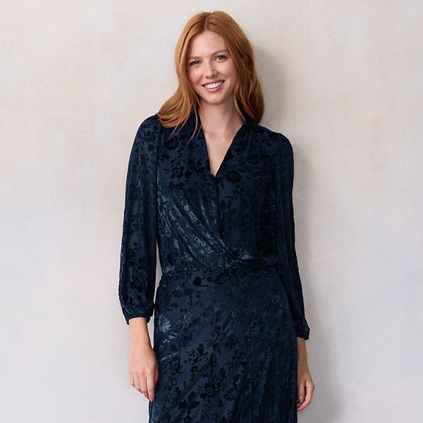 

Женский боди с запахом Lc Lauren Conrad, Genuine Navy