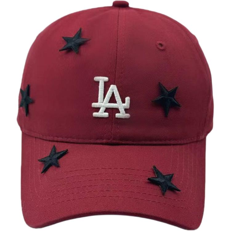 

Хлопковая бейсболка Unisex MLB, burgundy