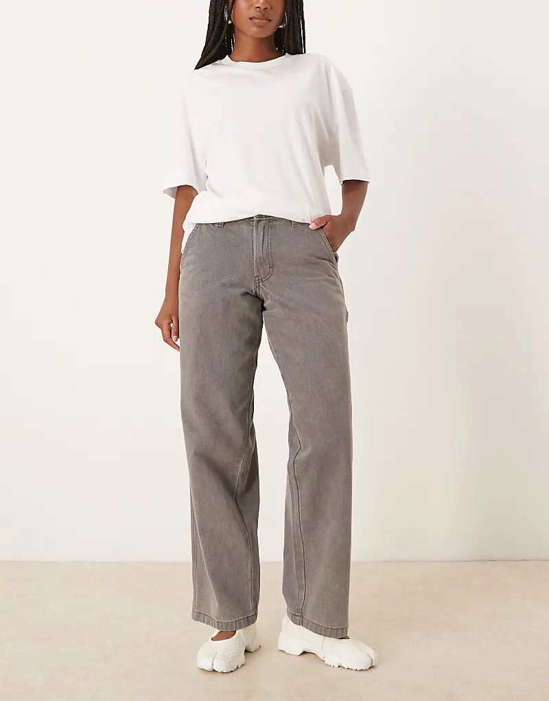 

Джинсы мешковатые Dickies Stevensville в тонированном сером цвете
