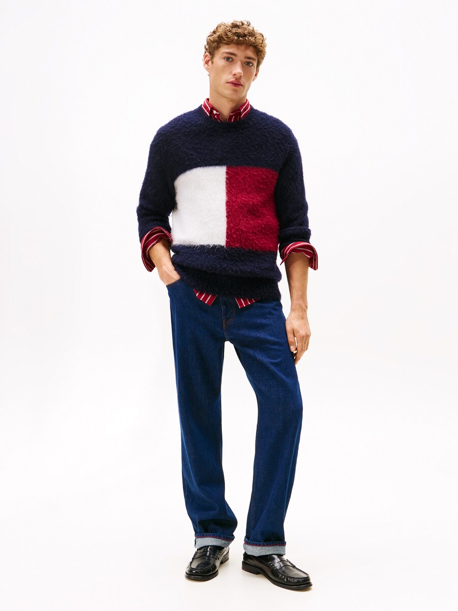 Джинсы свободного кроя TOMMY HILFIGER RIVER, темно-синий — фото 4