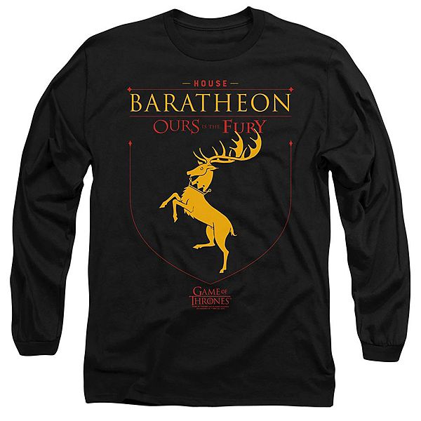 

Футболка с длинным рукавом adult с гербом дома baratheon из игры престолов Licensed Character