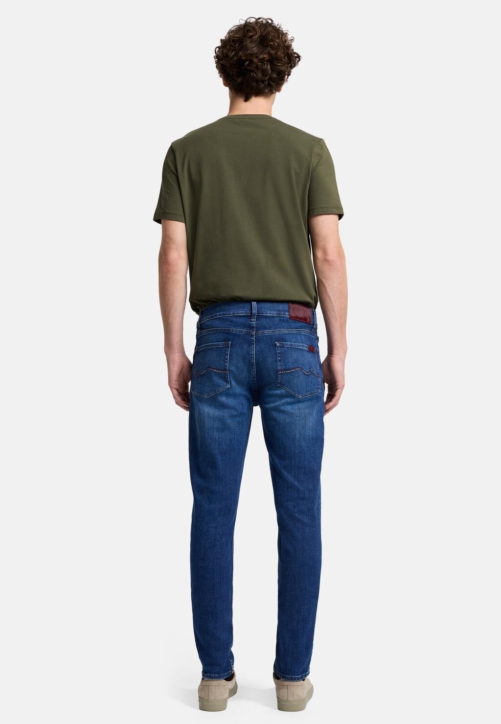 

Джинсы облегающего кроя 7 for all mankind, синий