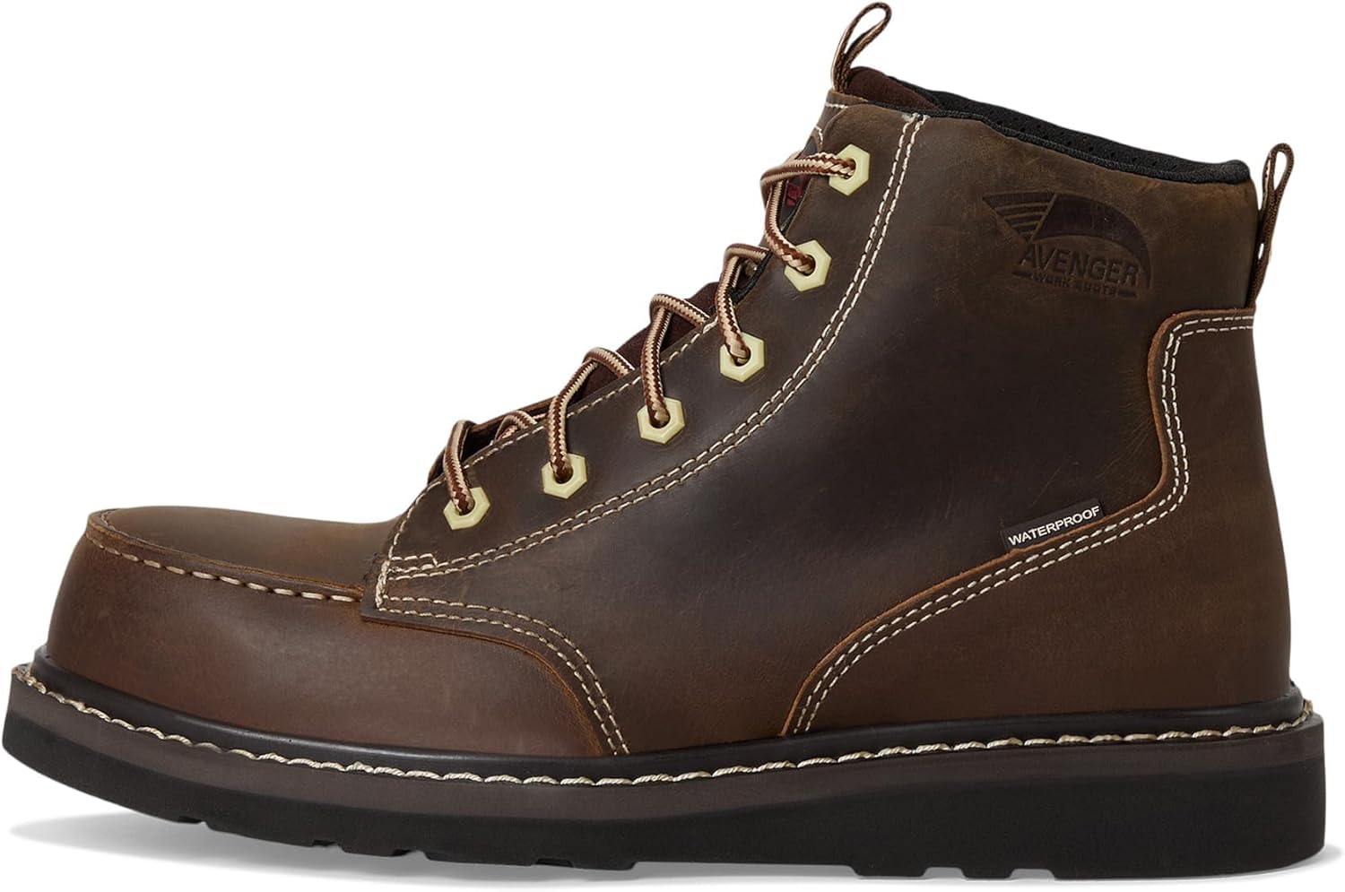 Мужские ботинки Avenger с высоким голенищем Avenger Work Boots, коричневый — фото 4