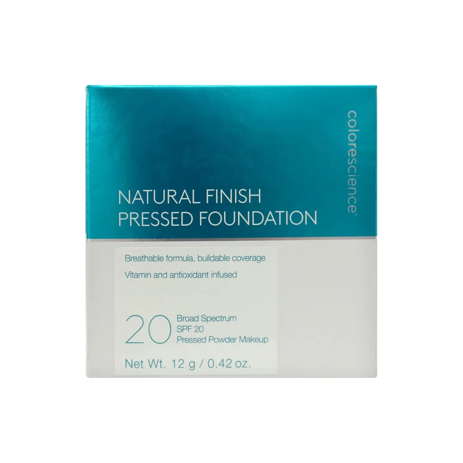 Прессованная тональная основа Colorescience Natural Finish SPF 20, Medium Bisque — фото 2