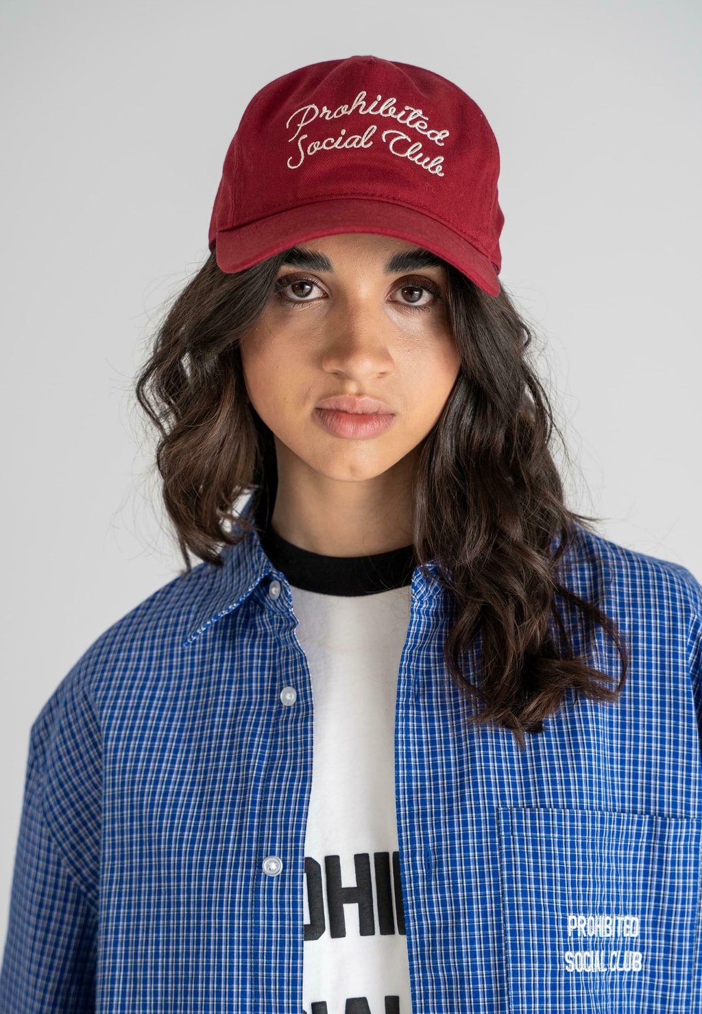 

Бейсболка PROHIBITED, красный