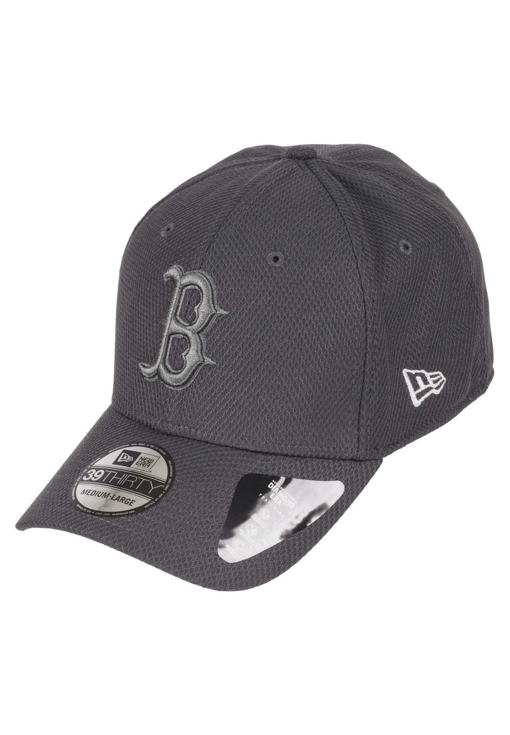 

Бейсболка BOSTON SOX MLB DIAMOND THIRTY STRETCH - Club wear New Era, серый