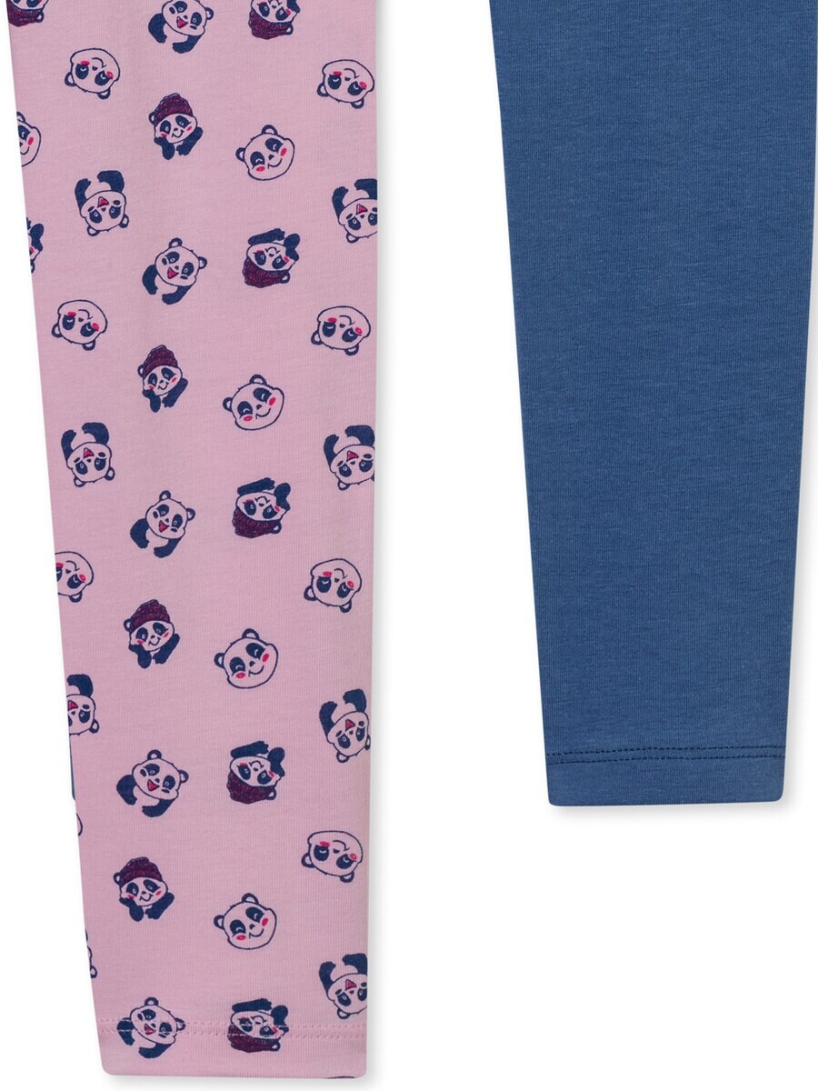 Леггинсы SCHIESSER Skinny Leggings 95/5, цвет Dark blue/Pink — фото 3