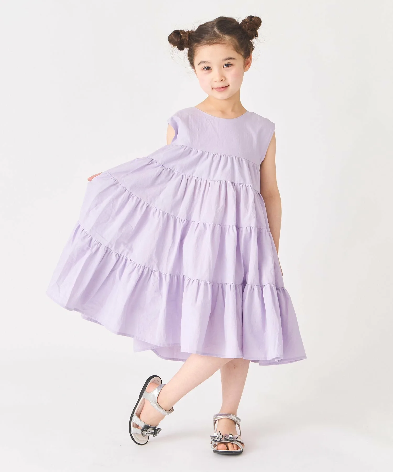 Многоярусное платье Ever Closet, Lavender