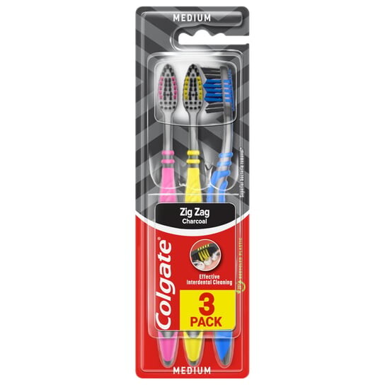 

Зубные щетки Colgate Zigzag средние 3 шт.