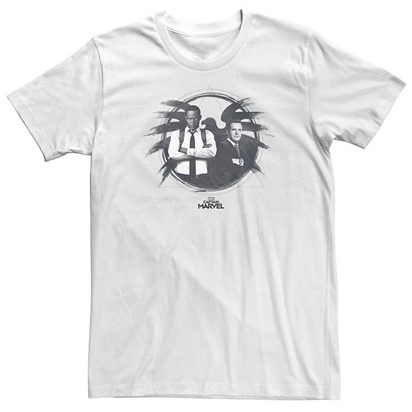 

Футболка Captain Young Fury and Coulson Big & Tall Marvel